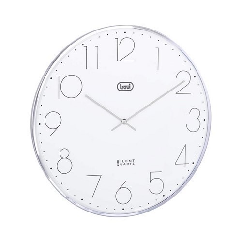 RELOJ PARED TREVI OM3512SL PLATA 30CMS